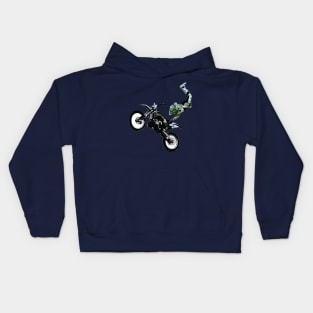 motocross freestyle Kids Hoodie